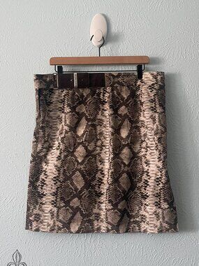 🐍Michael Kors Snakeskin Skirt🐍